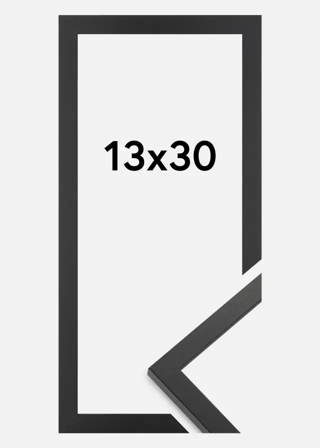 Okvir Trendy Akrilno staklo Crno 13x30 cm