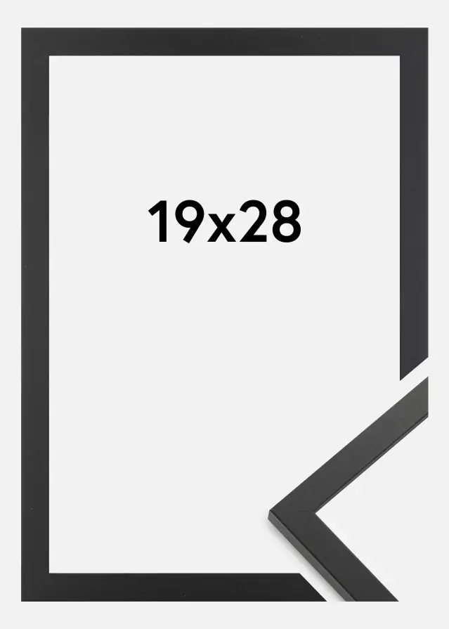 Okvir Trendy Akrilno staklo Crno 19x28 cm