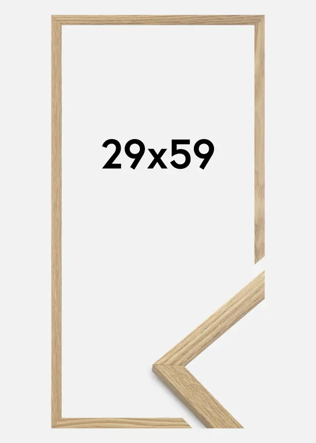 Okvir Trendy Akrilno staklo Hrast 29x59 cm