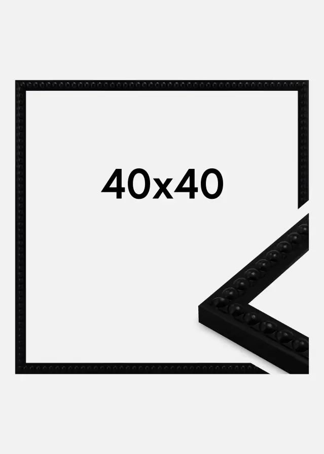 Okvir Perla Akrilno staklo Black 40x40 cm