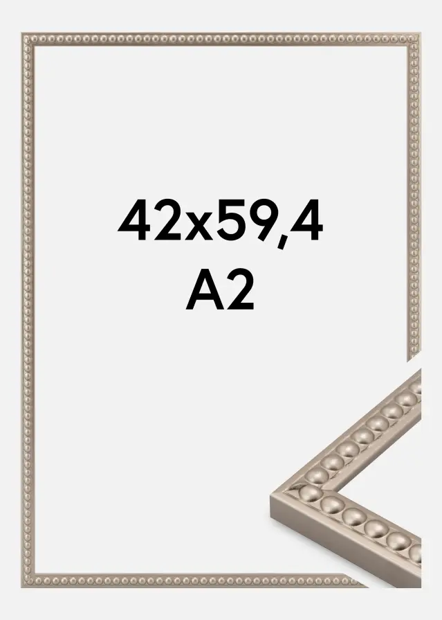 Okvir Perla Akrilno staklo Champagne 42x59.4 cm (A2)