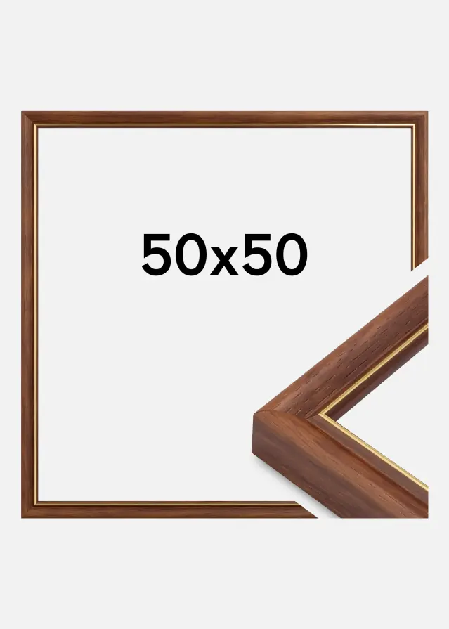 Okvir Canterbury Akrilno staklo Smeđa 50x50 cm