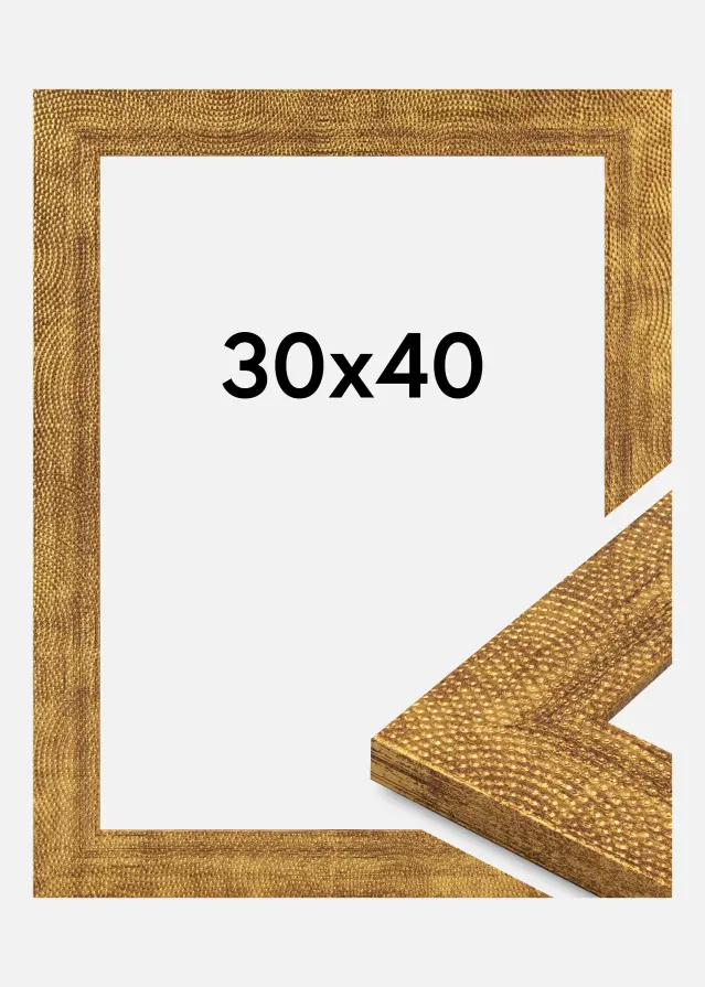 Okvir Linea Akrilno staklo Gold 30x40 cm