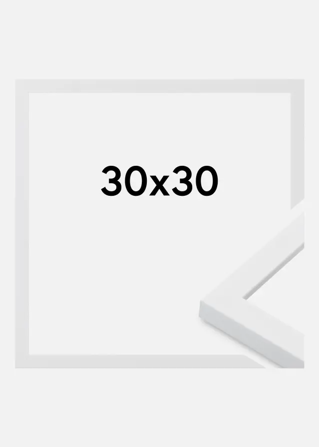 Okvir Oban Akrilno staklo Bijela 30x30 cm