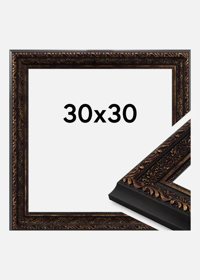 Okvir Ornato Akrilno staklo Vintage Gold 30x30 cm