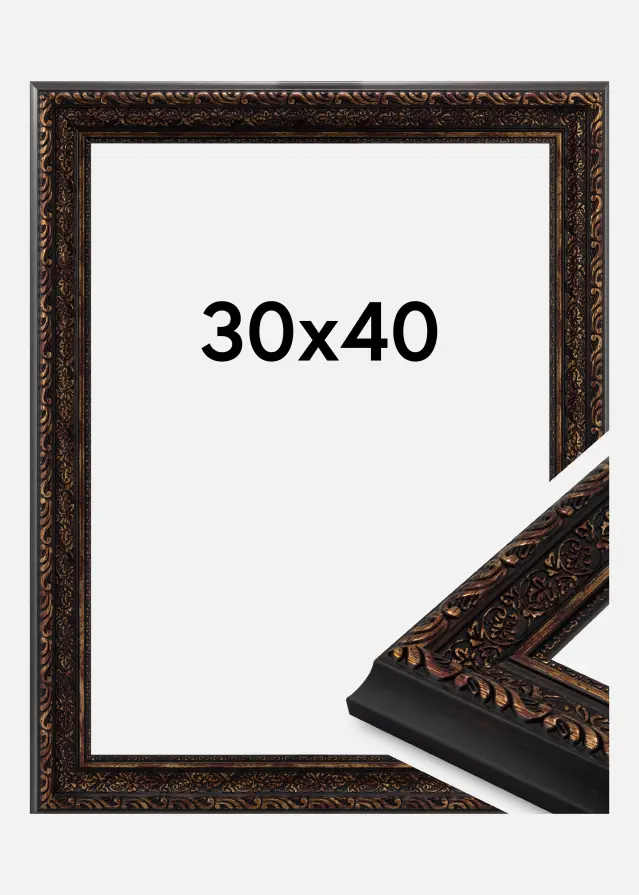 Okvir Ornato Akrilno staklo Vintage Gold 30x40 cm