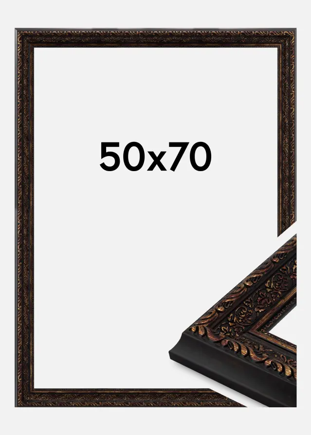 Okvir Ornato Akrilno staklo Vintage Gold 50x70 cm