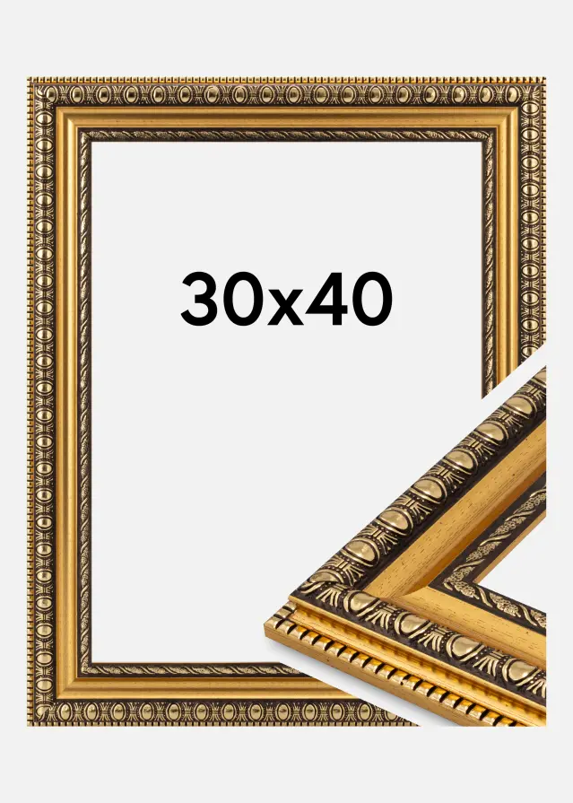Okvir Ornato Akrilno staklo Gold 30x40 cm