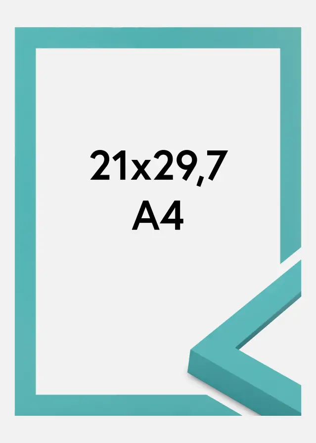 Okvir Selection Akrilno staklo Aqua Blue 21x29.7 cm (A4)