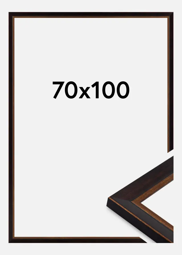 Okvir Artur Akrilno staklo Crna 70x100 cm