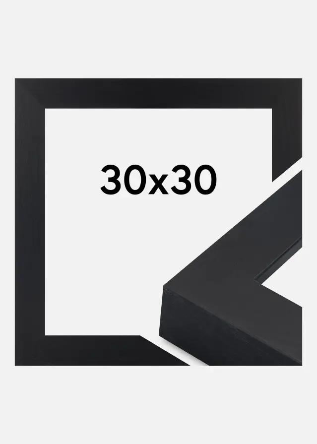 Okvir Wells Akrilno staklo Crna 30x30 cm