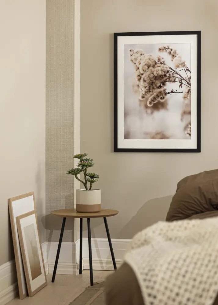 Okvir Crna drvo 60x85 cm - Paspartui Bijela 50x76 cm