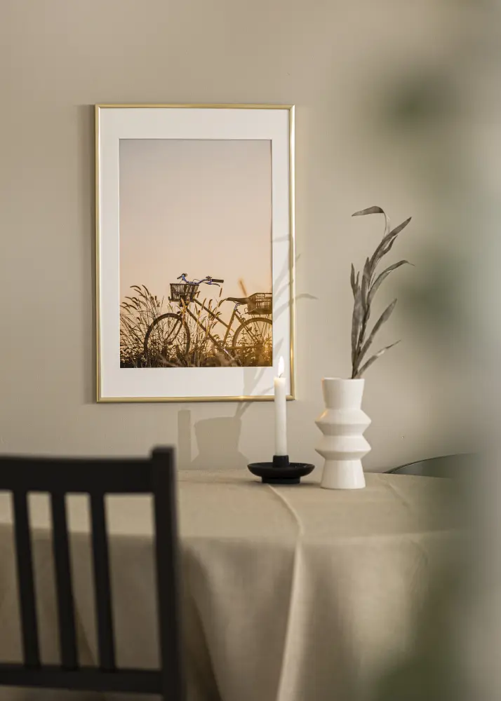 Okvir New Lifestyle Zlato 60x90 cm - Paspartui Bijela 50x80 cm