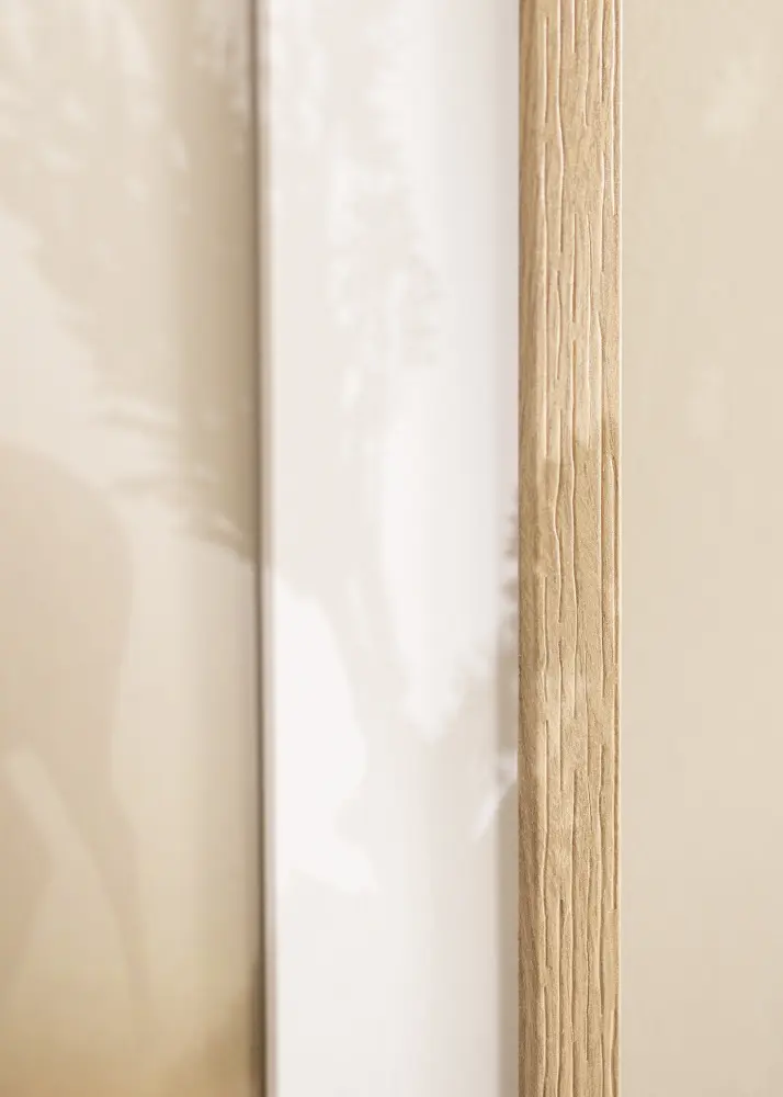Okvir Stilren hrast 62x93 cm - Paspartui Bijela 45x80 cm