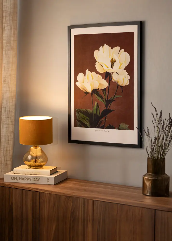 Okvir BGA Classic Crna 60x80 cm - Paspartui Bijela 49,3x69,3 cm