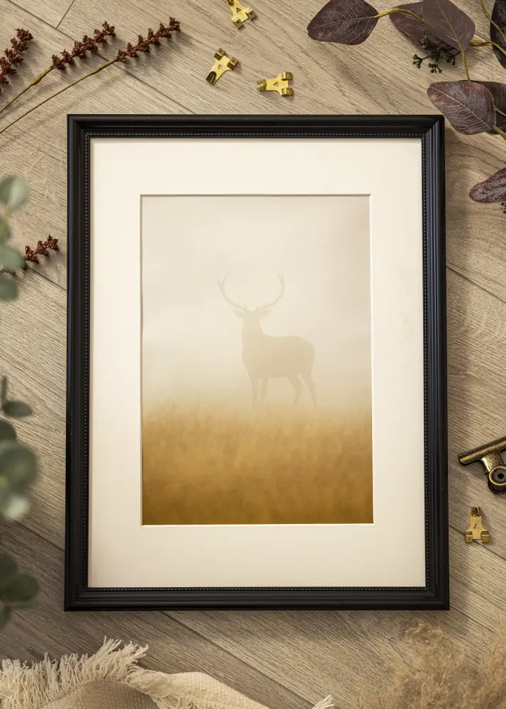 Okvir Gala Crna 50x70 cm - Paspartui Bijela 39x60 cm