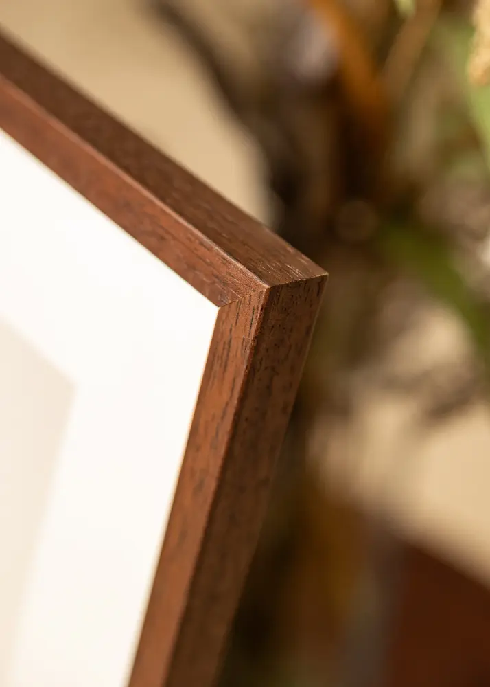 Okvir Ares Teak 50x70 cm - Paspartui Bijela 40x61 cm