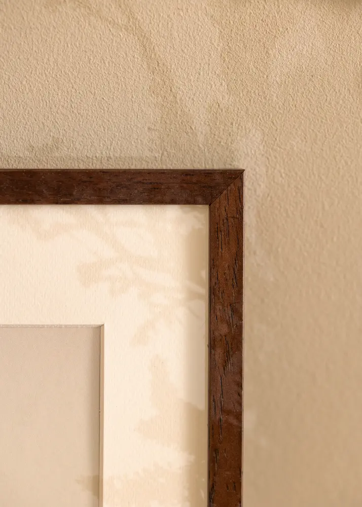Okvir Ares Teak 50x70 cm - Paspartui Bijela 40x61 cm