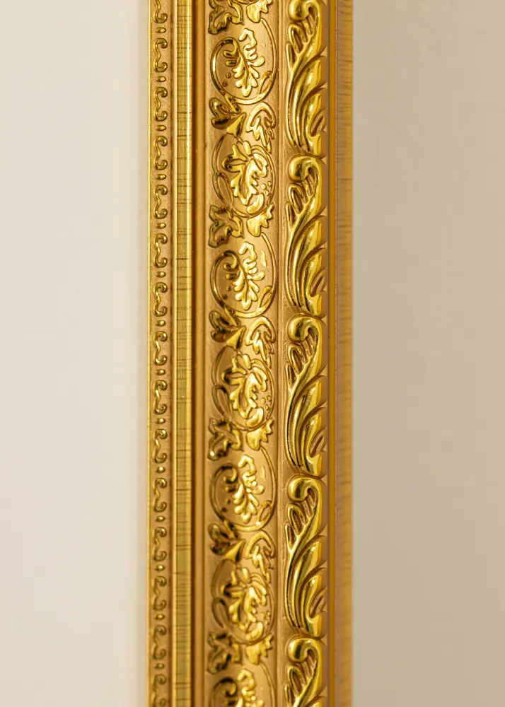 Okvir Ornate Zlato 60x80 cm - Paspartui Bijela 52x72 cm