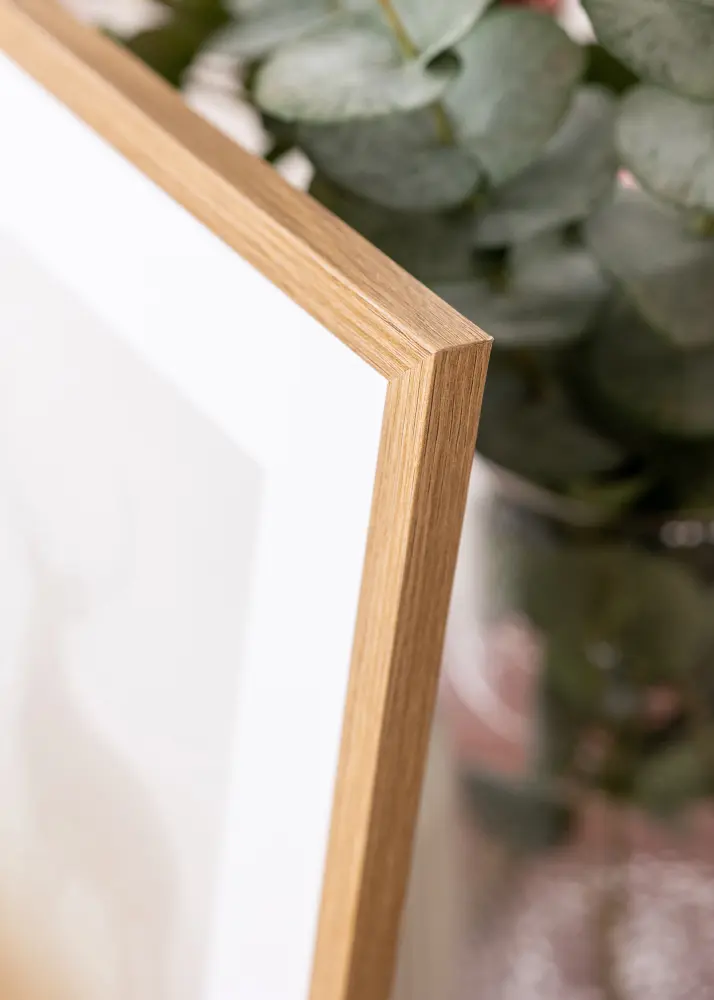 Okvir Modern Teak 60x80 cm - Paspartui Bijela 52x72 cm