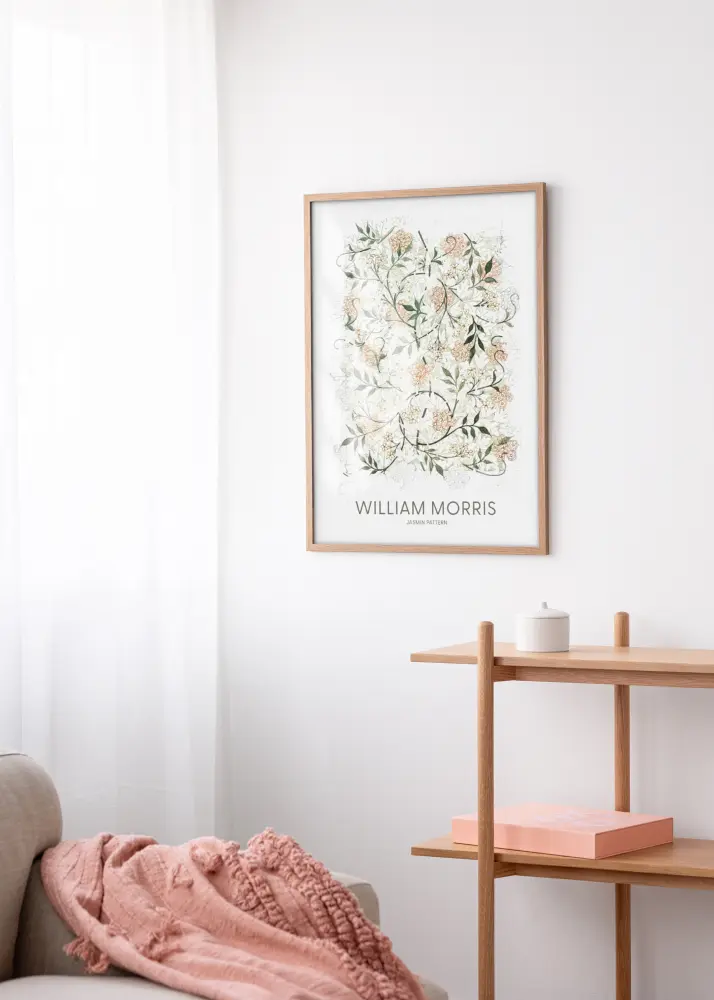 Okvir Modern Teak 60x80 cm - Paspartui Bijela 52x72 cm