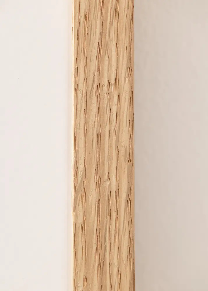 Okvir Bezvremenski masivni hrast 60x80 cm - Paspartui Bijela 52x72 cm
