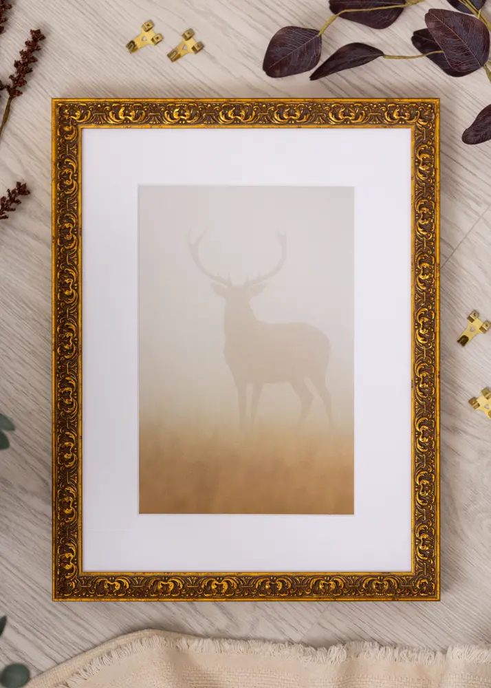 Okvir Amber Akrylno staklo Zlatna 21x29,7 cm (A4)