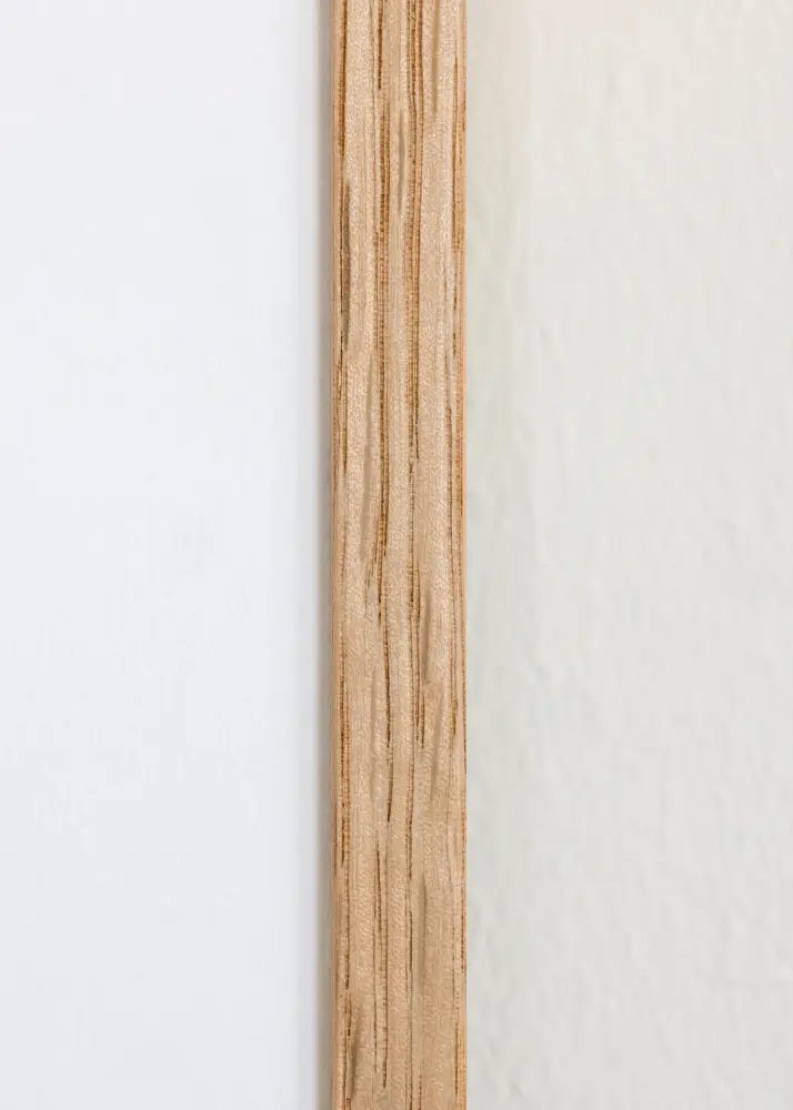 Okvir Tanak Hrast 13x18 cm - Paspartu Bijelo 9x13 cm