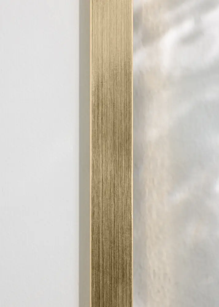 Okvir Trendy Zlato 15x20 cm - Paspartu Bijelo 4x5 inches