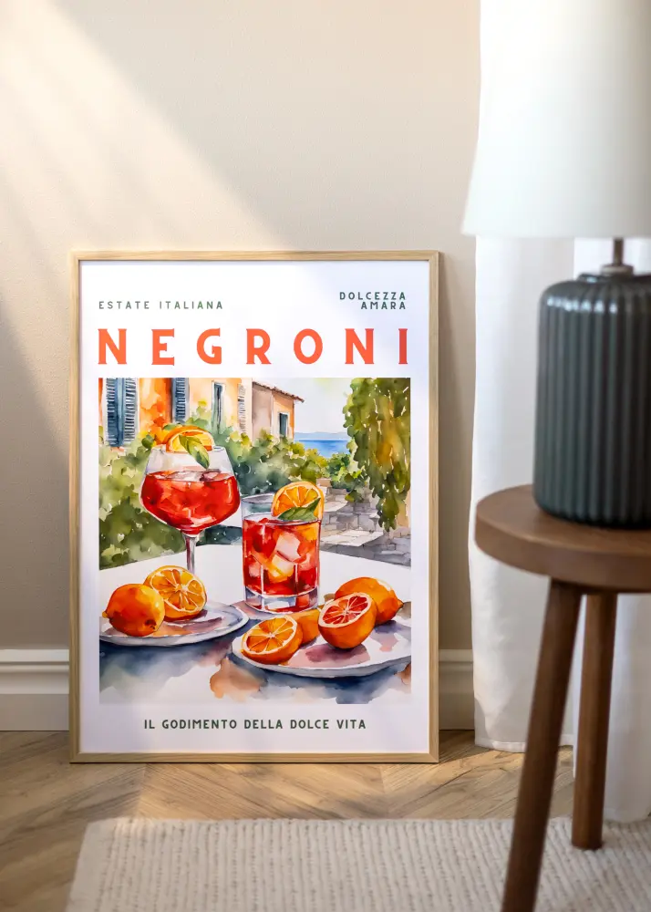 Okvir Edsbyn Hrast 24x30 cm - Paspartu Bijelo 7x9 inches