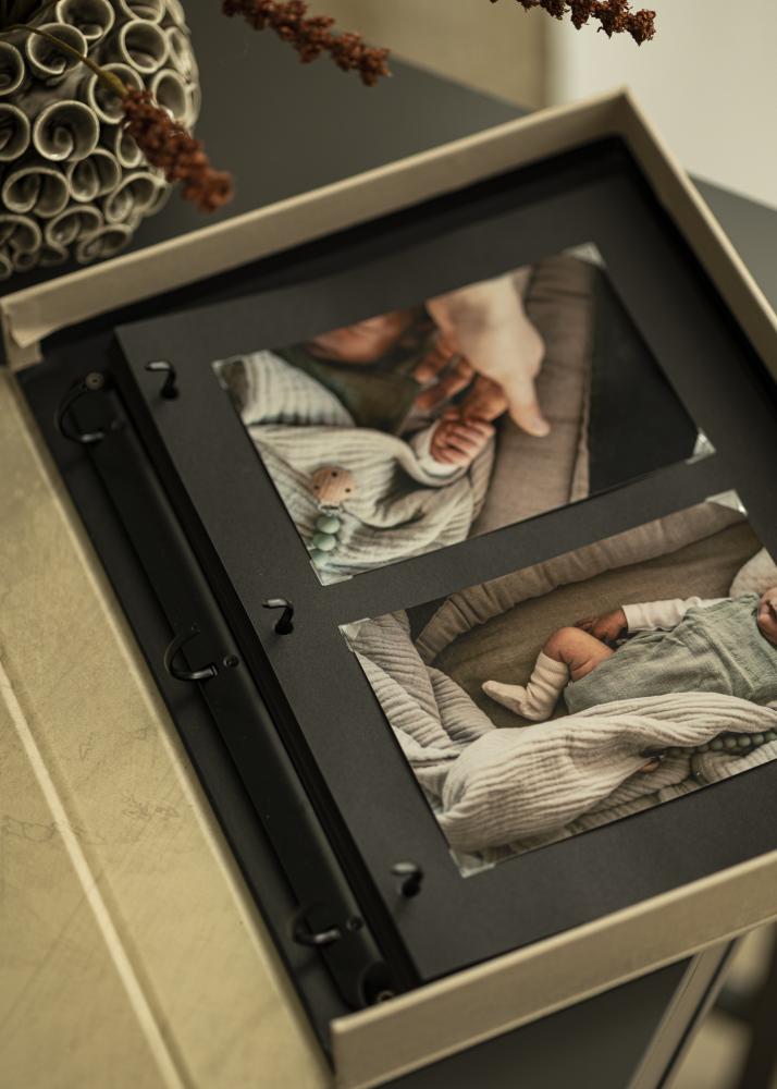 List albuma za KAILA Coffee Table Photo Album - 10 Kom/pak Crne