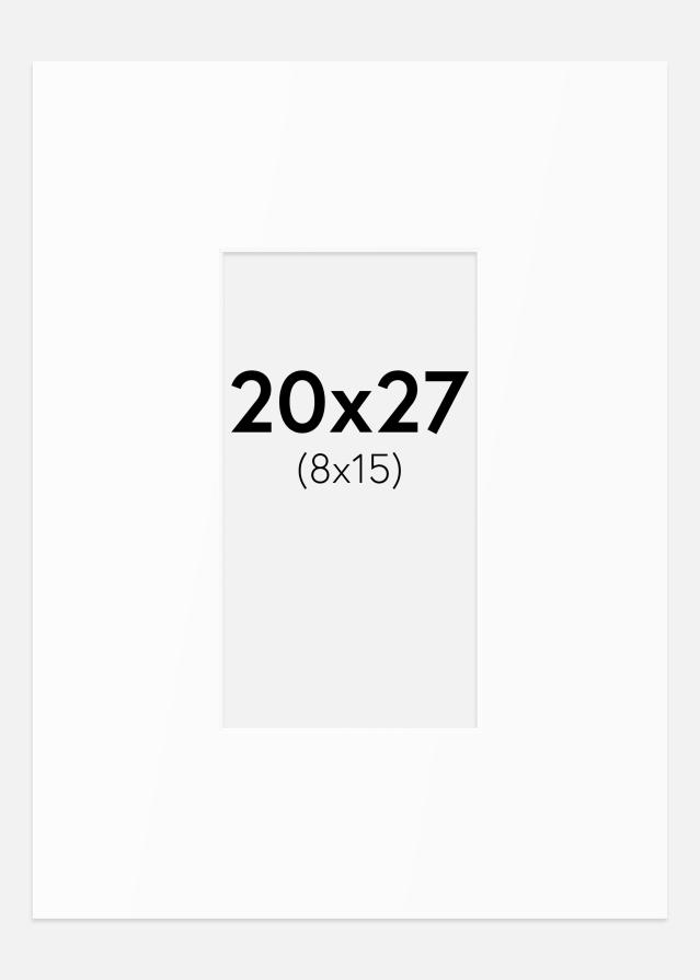 Paspartu Bijeli Standard (Bijela Jezgra) 20x27 cm (8x15)