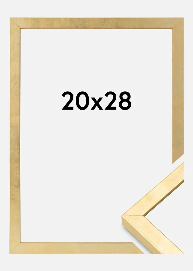 Okvir Ares Akrilno staklo Zlato 20x28 cm