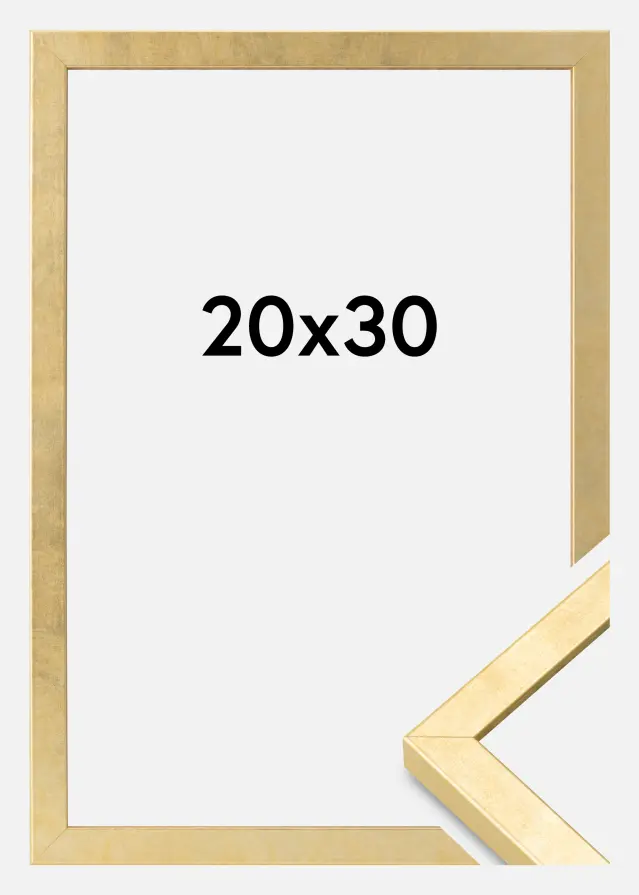 Okvir Ares Akrilno staklo Zlato 20x30 cm