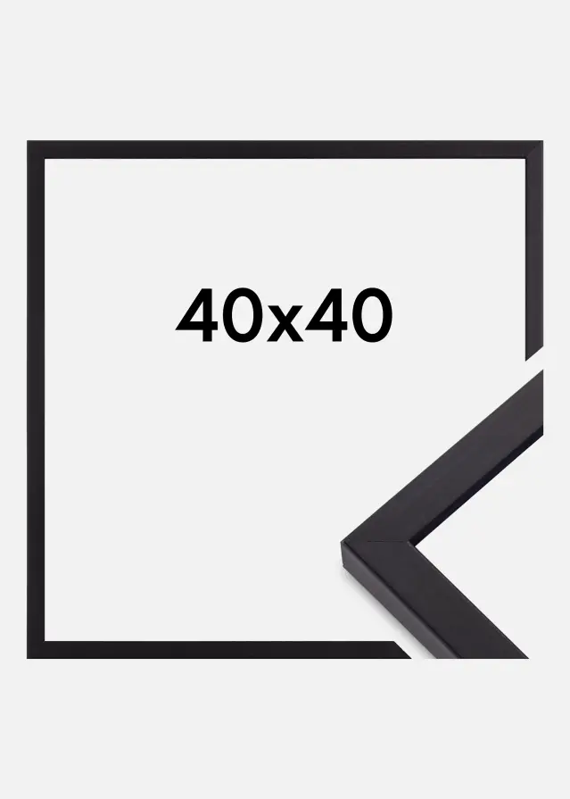 Okvir Torrance Mat Antirefleksno staklo Crno 40x40 cm