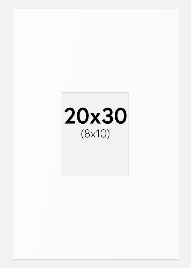 Paspartu Bijeli Standard (Bijela Jezgra) 20x30 cm (8x10)