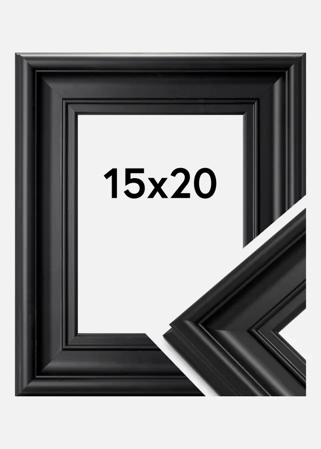 Okvir Mora Premium Crno 15x20 cm