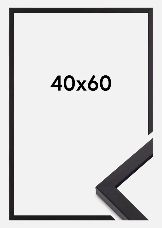 Okvir Torrance Mat Antirefleksno staklo Crno 40x60 cm