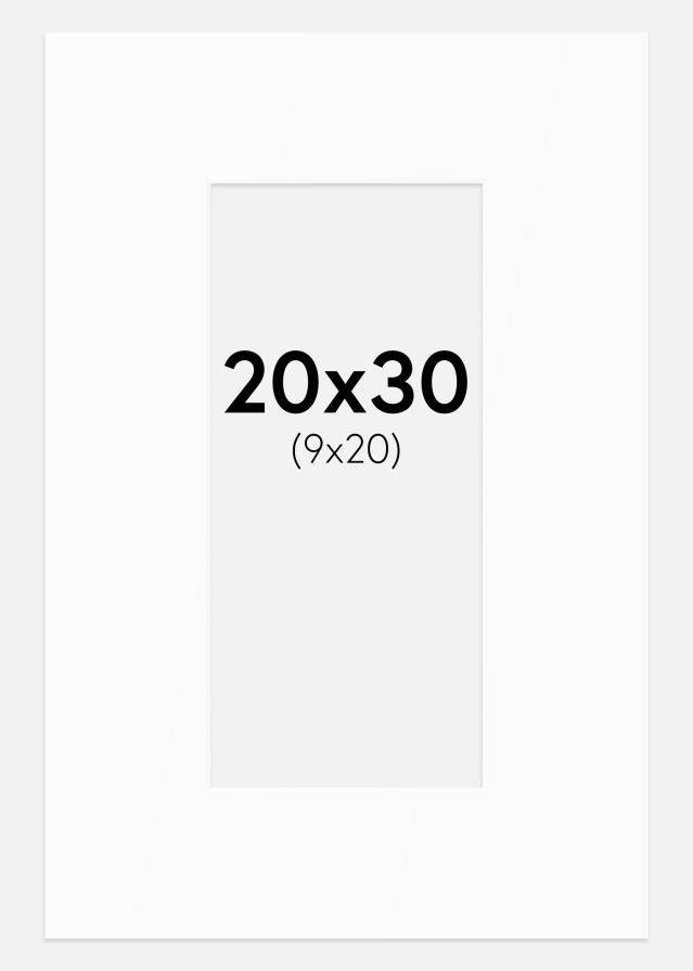 Paspartu Bijeli Standard (Bijela Jezgra) 20x30 cm (9x20)