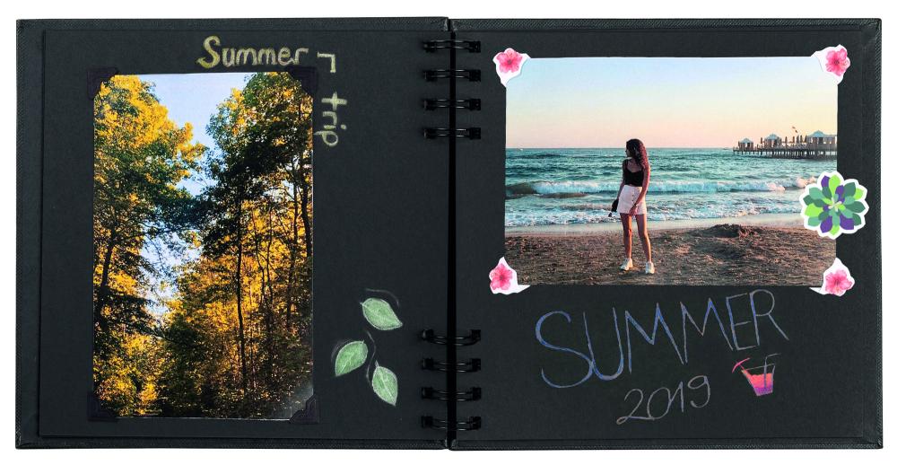 PAC Spiralni album Crno - 18x18 cm (30 Crne Stranice / 15 listova)