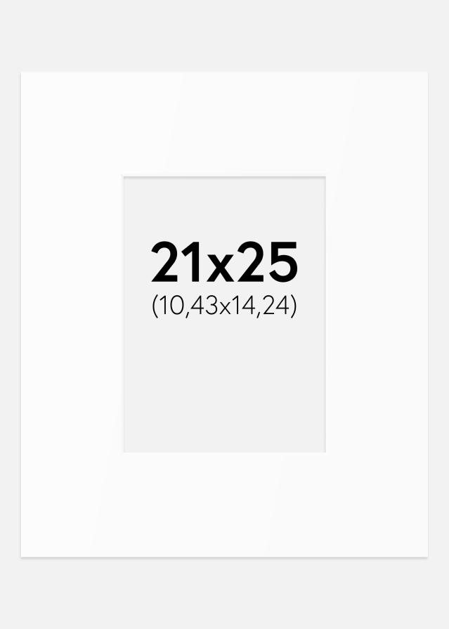 Paspartu Bijeli Standard (Bijela Jezgra) 21x25 cm (10,43x14,24)