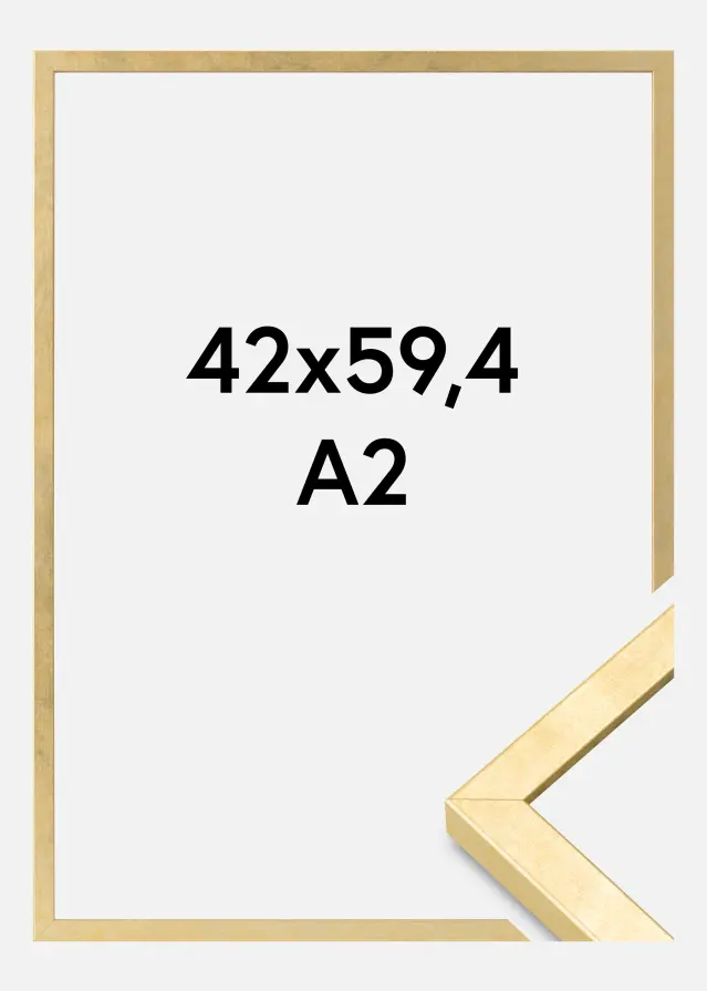 Okvir Ares Akrilno staklo Zlato 42x59,4 cm (A2)