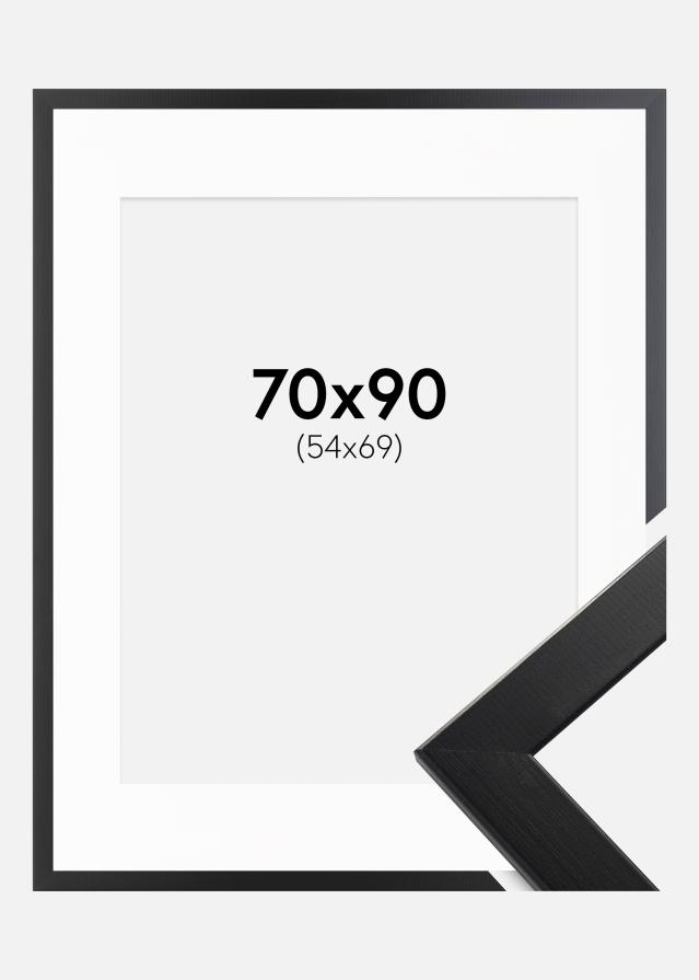 Okvir Trendline Crno 70x90 cm - Paspartu Bijelo 55x70 cm