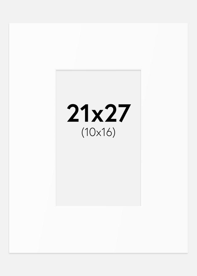 Paspartu Bijeli Standard (Bijela Jezgra) 21x27 cm (10x16)