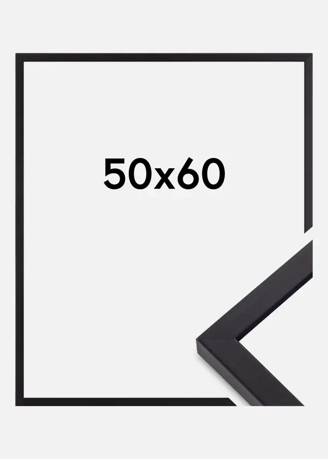 Okvir Torrance Mat Antirefleksno staklo Crno 50x60 cm