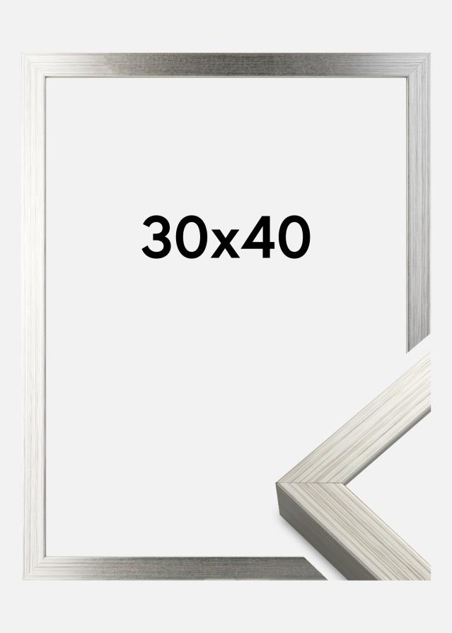 Okvir Falun Akrilno staklo Srebro 30x40 cm