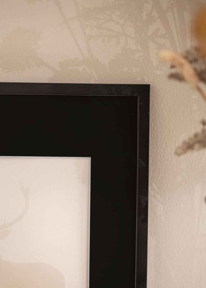 Okvir Galant Crno 40x50 cm - Paspartu Crno 12x16 inches