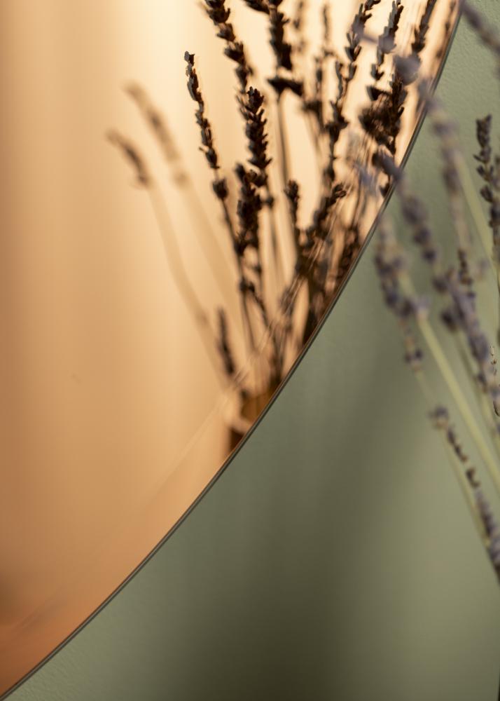 KAILA Okruglo Ogledalo Rose Gold Deluxe 90 cm Ø
