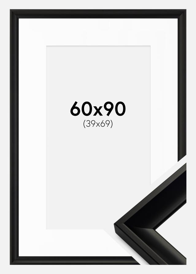Okvir Öjaren Crno 60x90 cm - Paspartu Bijelo 40x70 cm