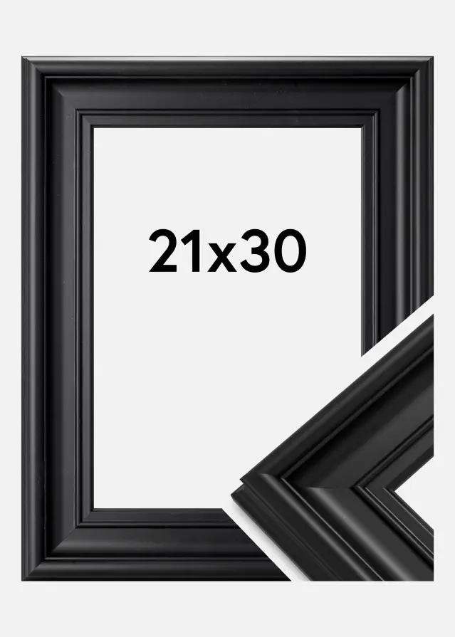 Okvir Mora Premium Crno 21x30 cm